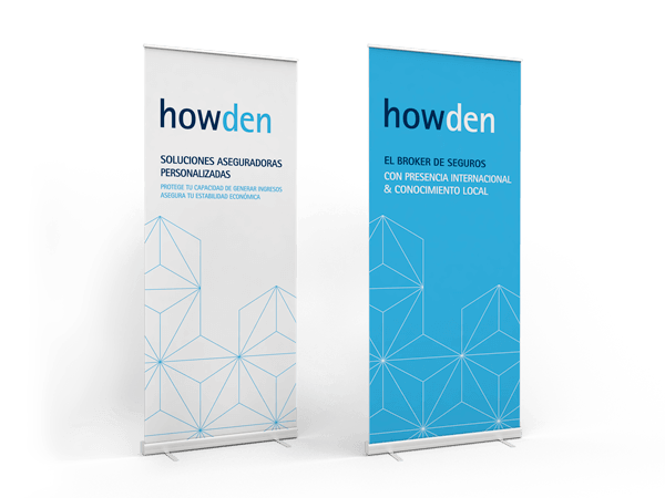 restyling, proyectos, noticias, diseno-web-2, diseno-editorial-2 - - Comunicación e imagen para la fusión de Howden Iberia y UBK ubk howden rollup marketing - Comunicación e imagen para la fusión de Howden Iberia y UBK