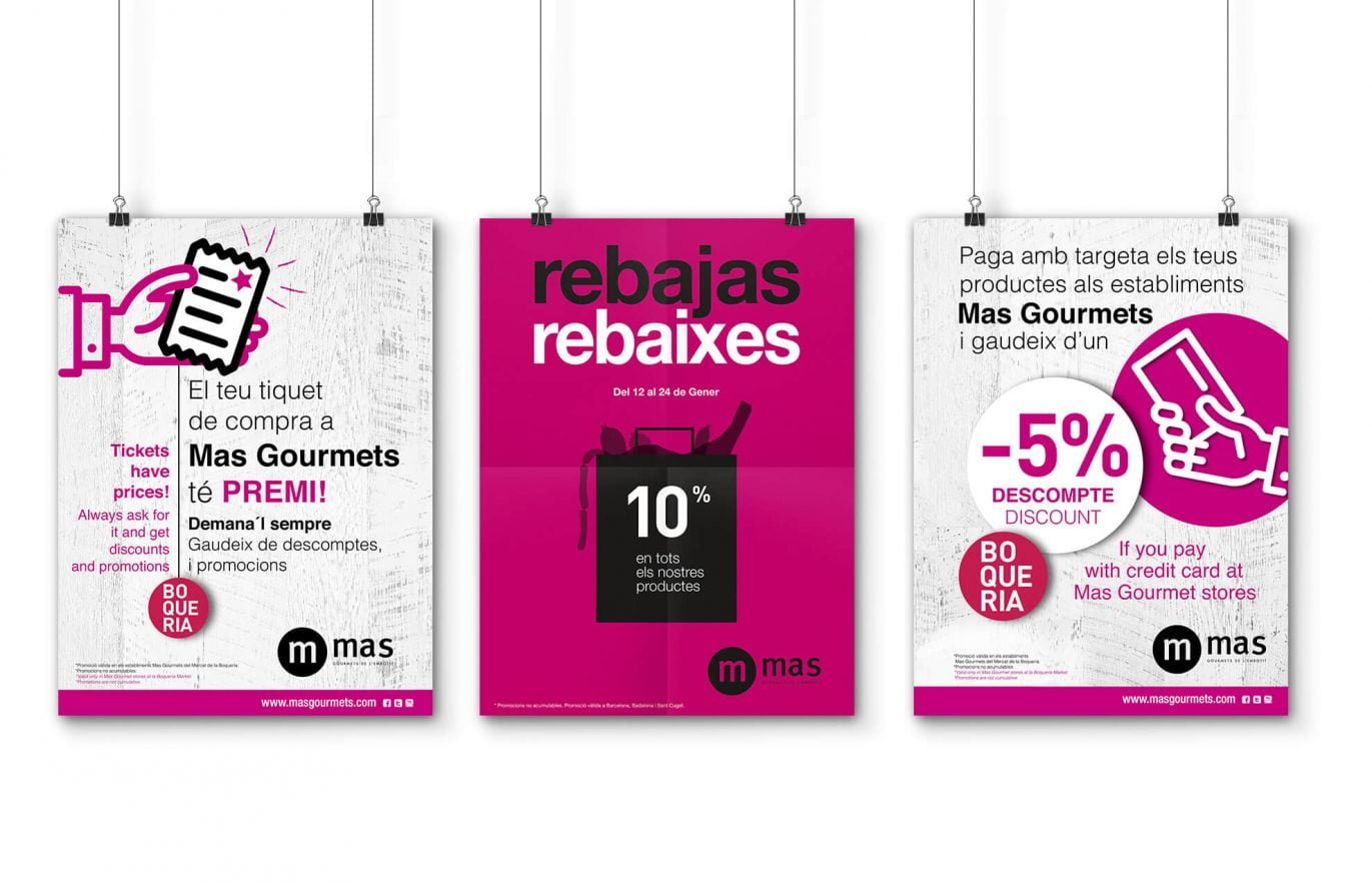 estudi-de-disseny-grafic-barcelona-cartell-alimentacio-mas-gourmets