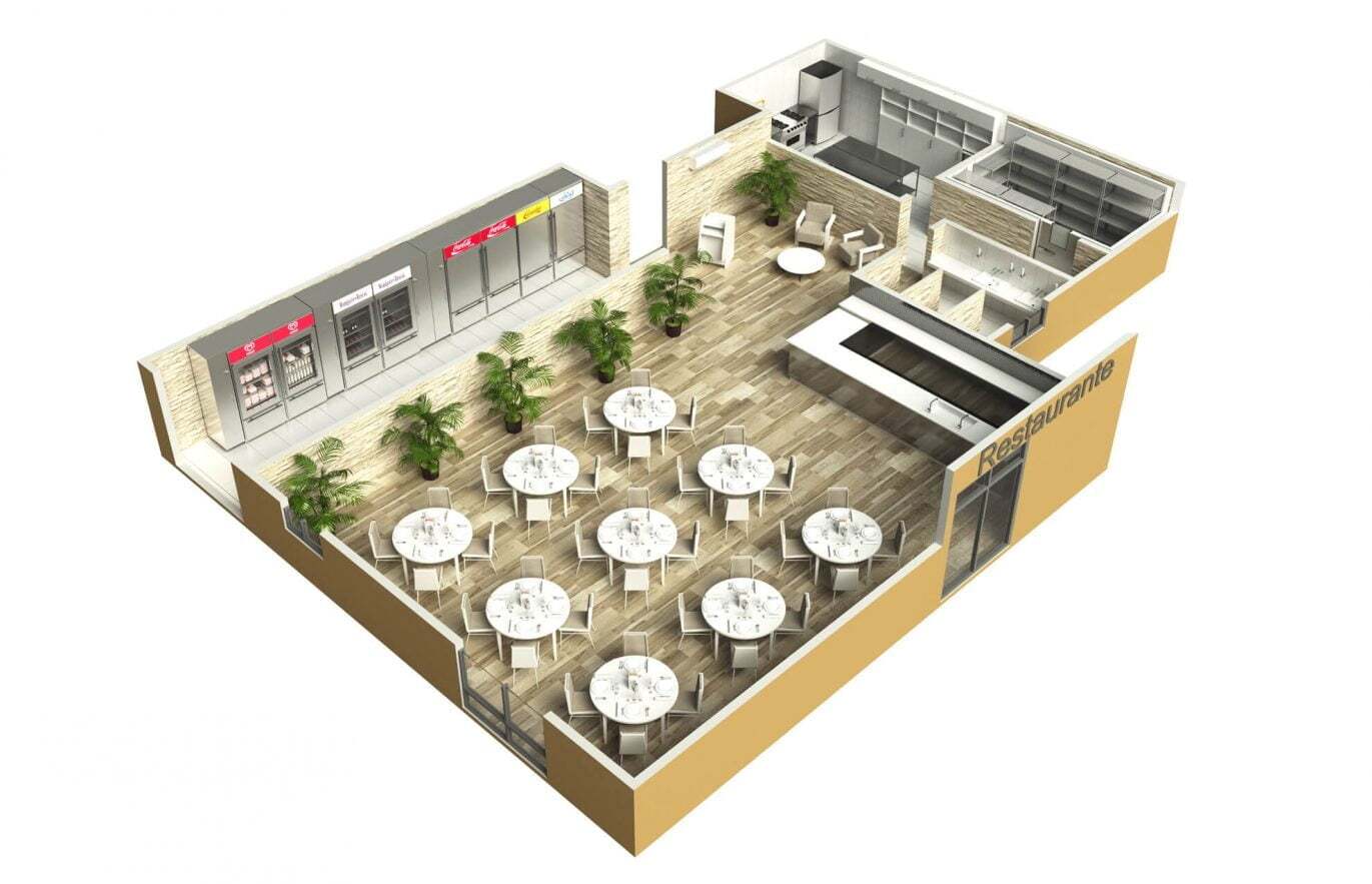 3D-Restaurant-render-expositor