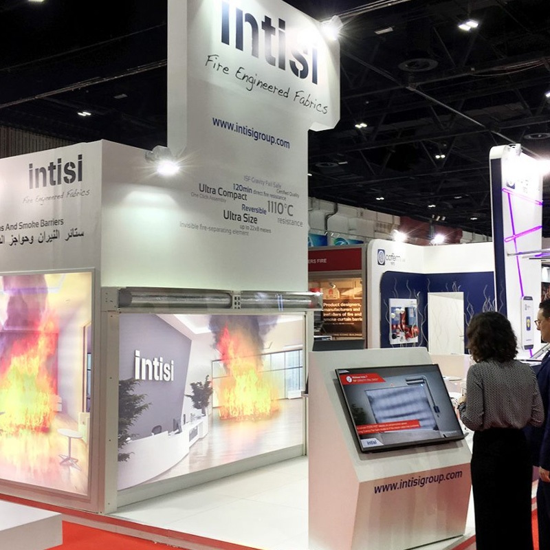 diseno de stand para feria industrial - Realización de Stand Intisi