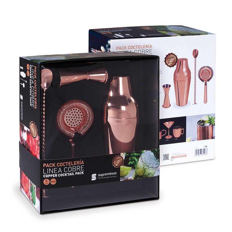 diseno de packaging para cocteleria - Diseño de packaging de menaje profesional