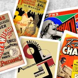 carteles publicitarios - La historia del cartel publicitario