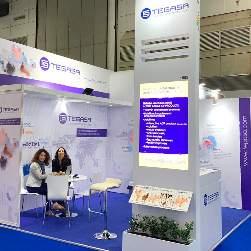 produccion stand para ferias - Stand para feria de alimentación animal