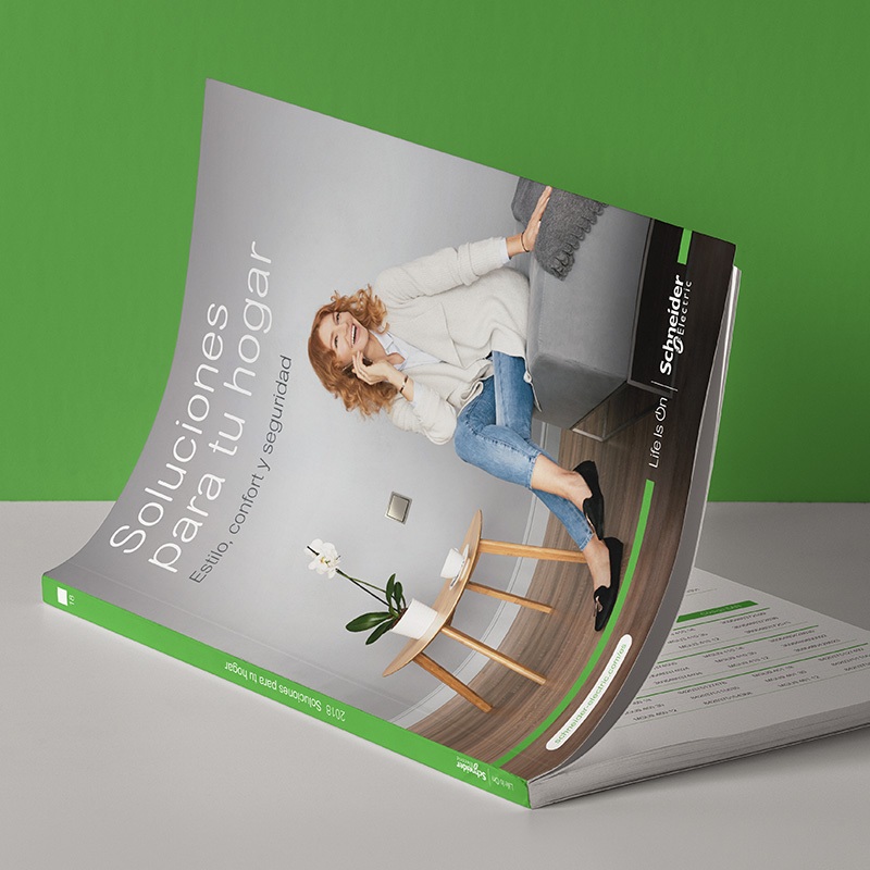 diseno de catalogo industrial productos - Diseño y maquetación de catálogo Schneider Electric