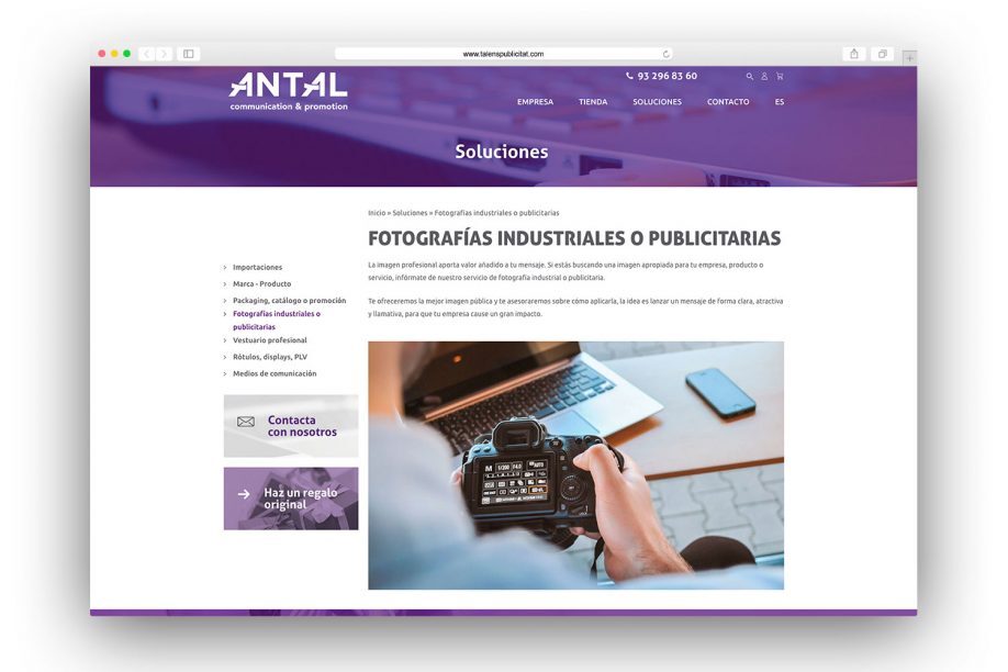 web-para-empresa-de-publicidad