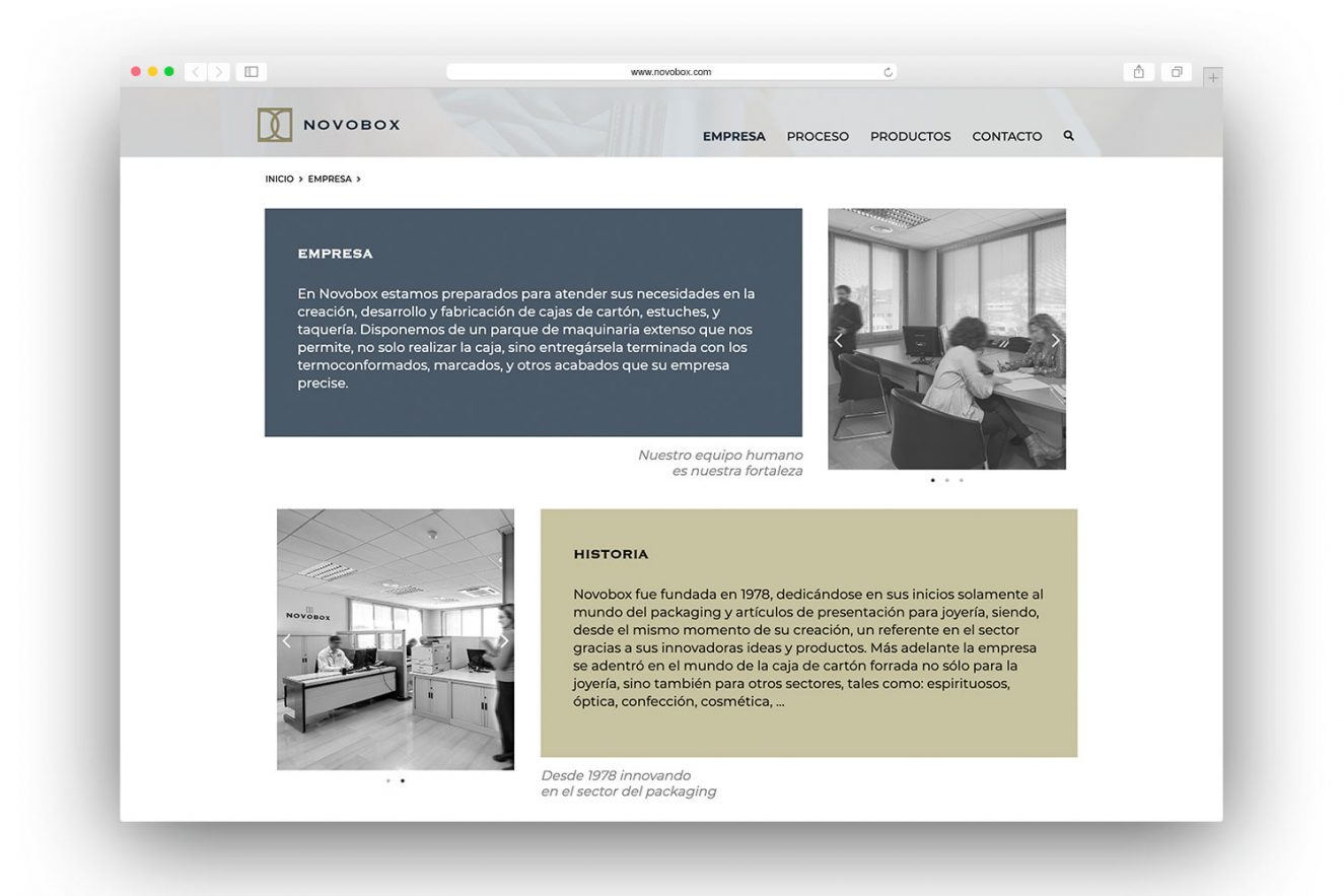 pagina web para empresa de packaging 1325x883 - Imagen de marca y aplicaciones