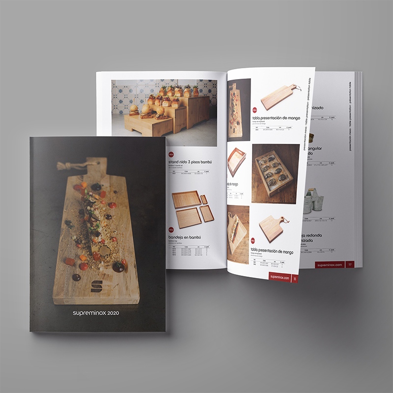 diseno catalogo de productos horeca - Modificación exprés de un catálogo general de producto