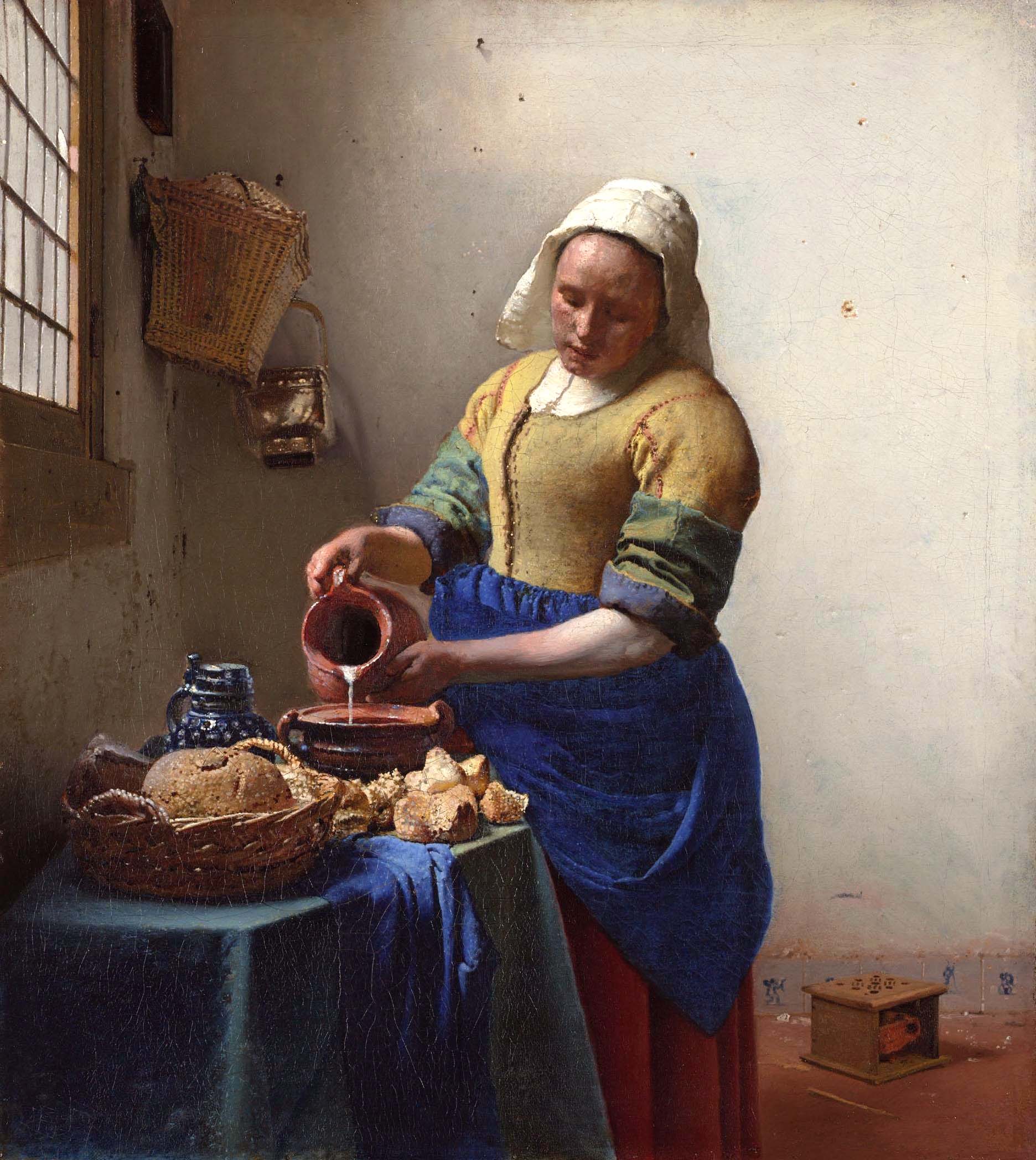 Vermeer La Lechera historia - Historia del dise&ntilde;o gr&aacute;fico en el sector de la alimentaci&oacute;n