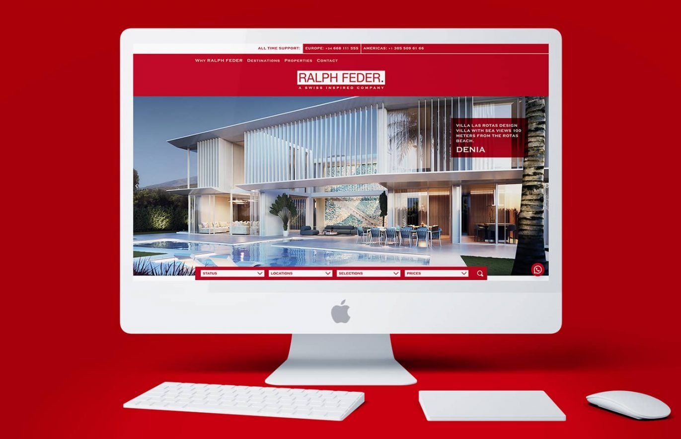 creacion de pagina web de venta de casas de lujo barcelona
