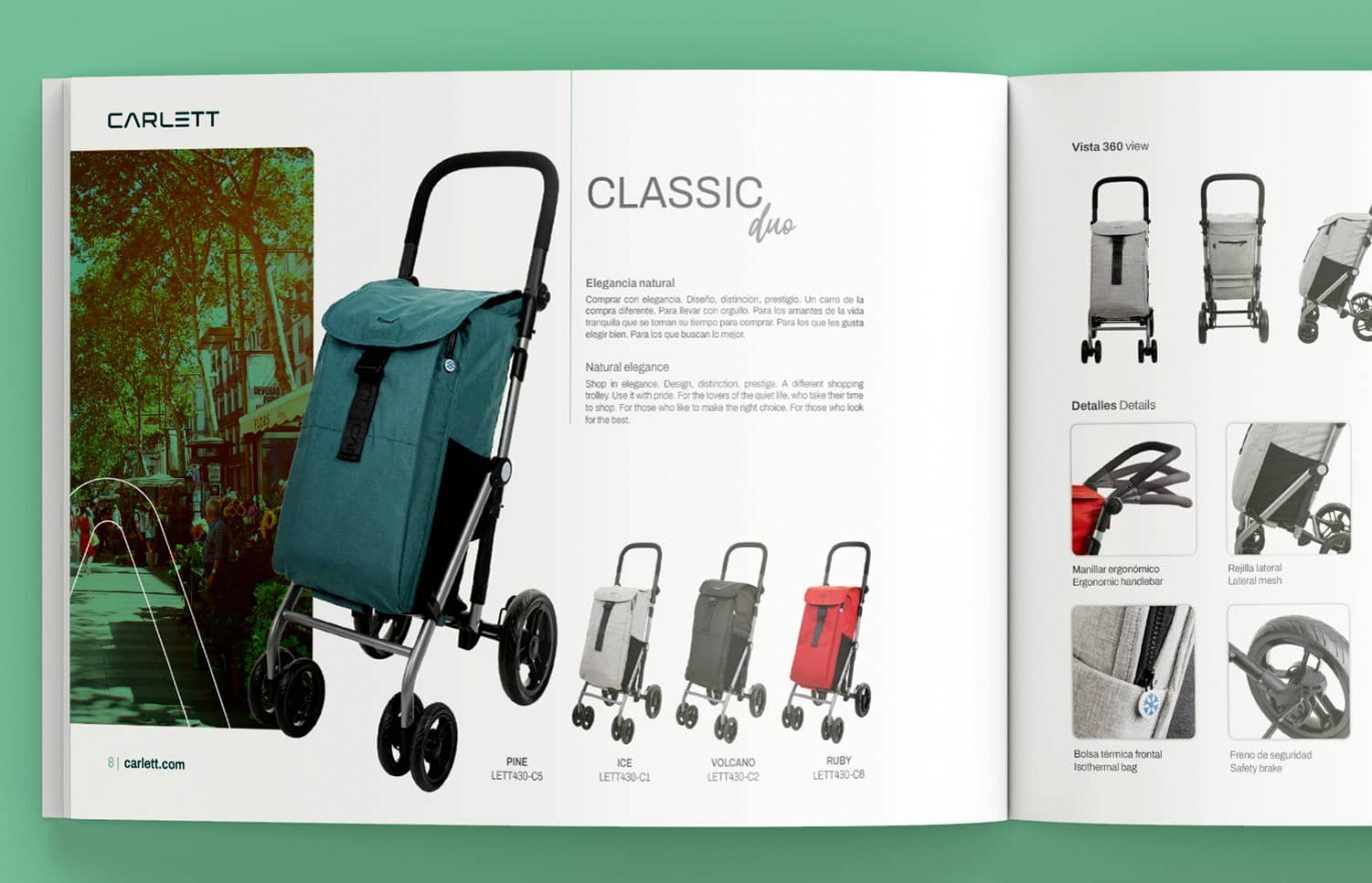 maquetacion de catalogo de productos