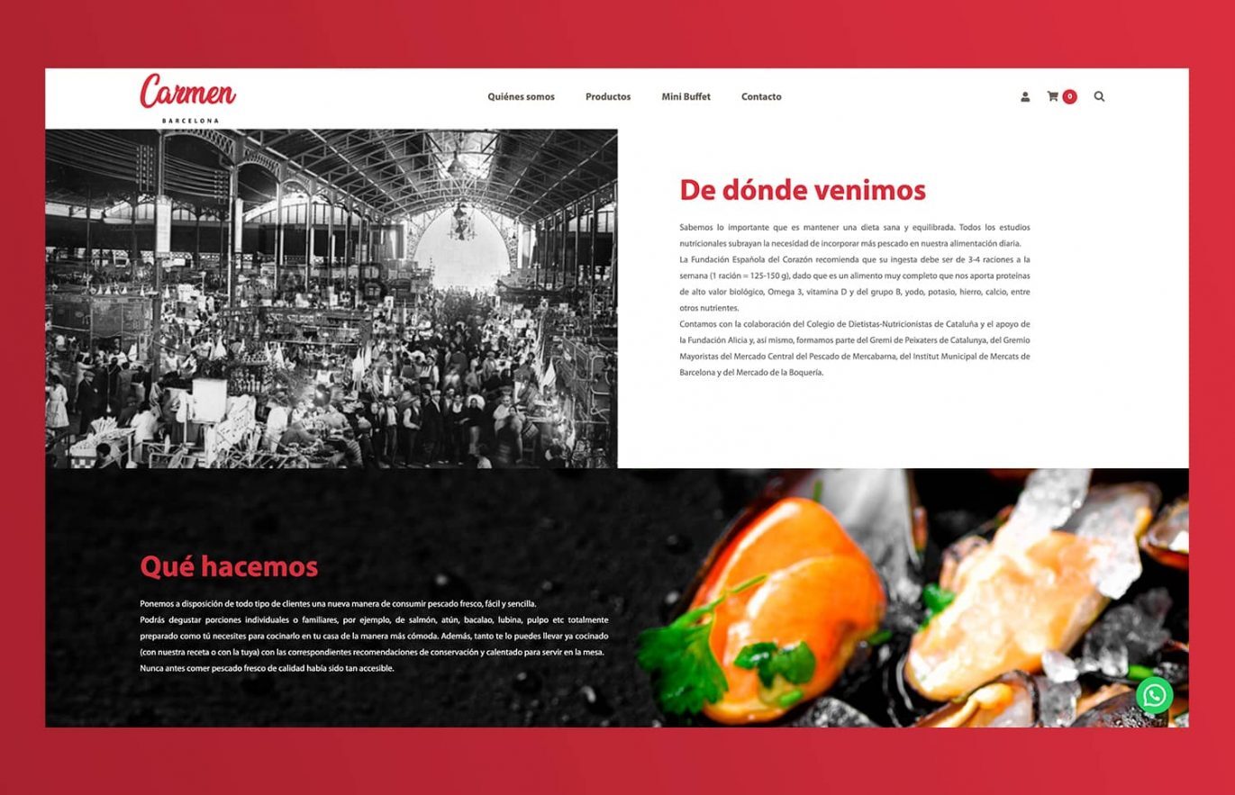 maquetacion programacion pagina web barcelona