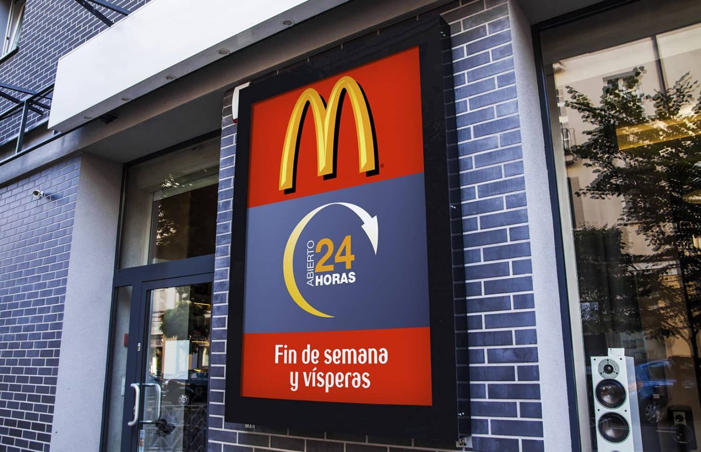 campana mcdonalds 24h
