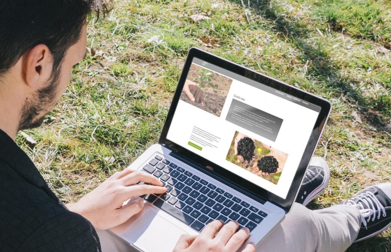 web producto sector agricultura