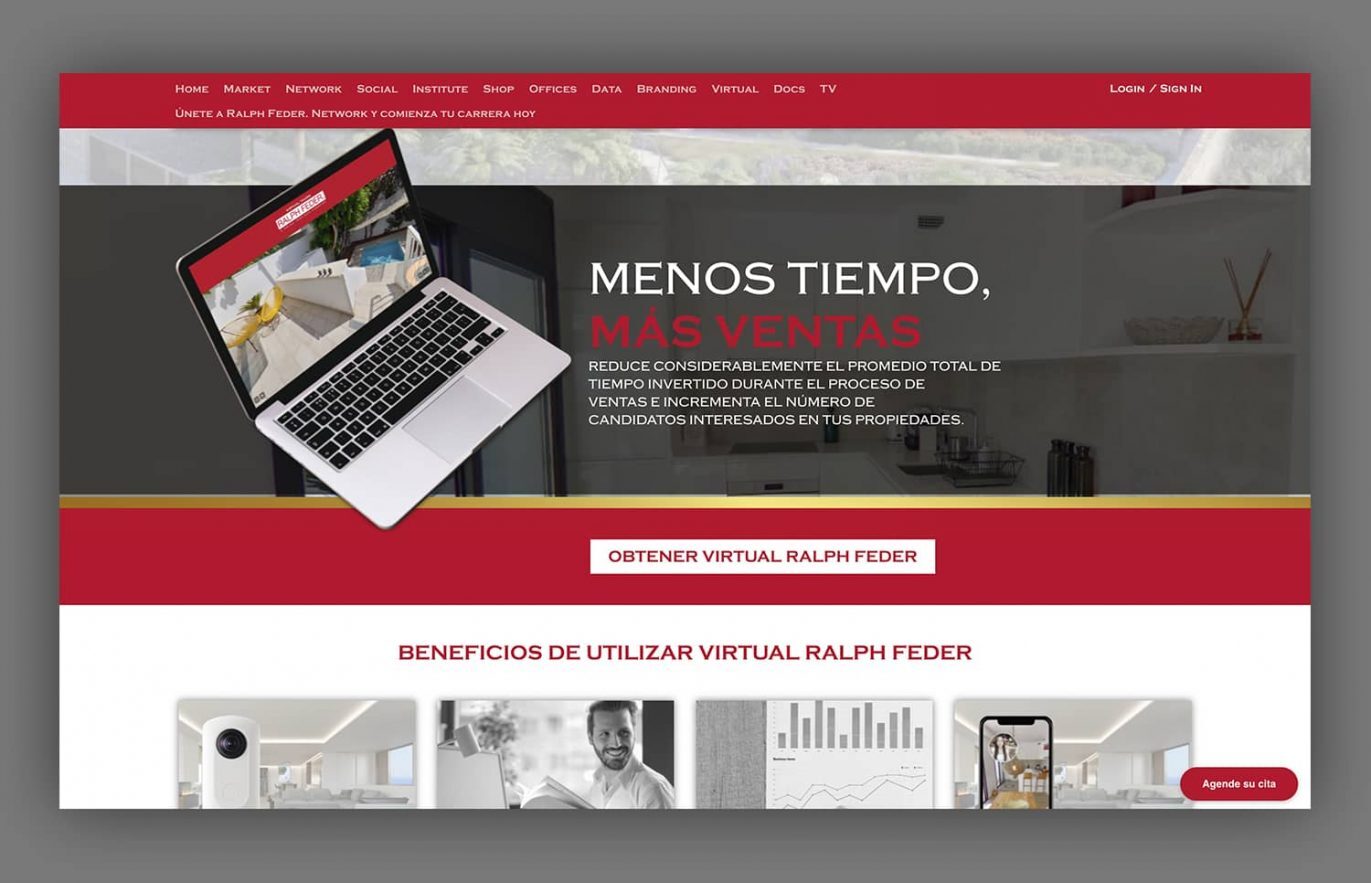 agencia de diseno web en barcelona 1371x883 - Plataforma multisite para el sector inmobiliario