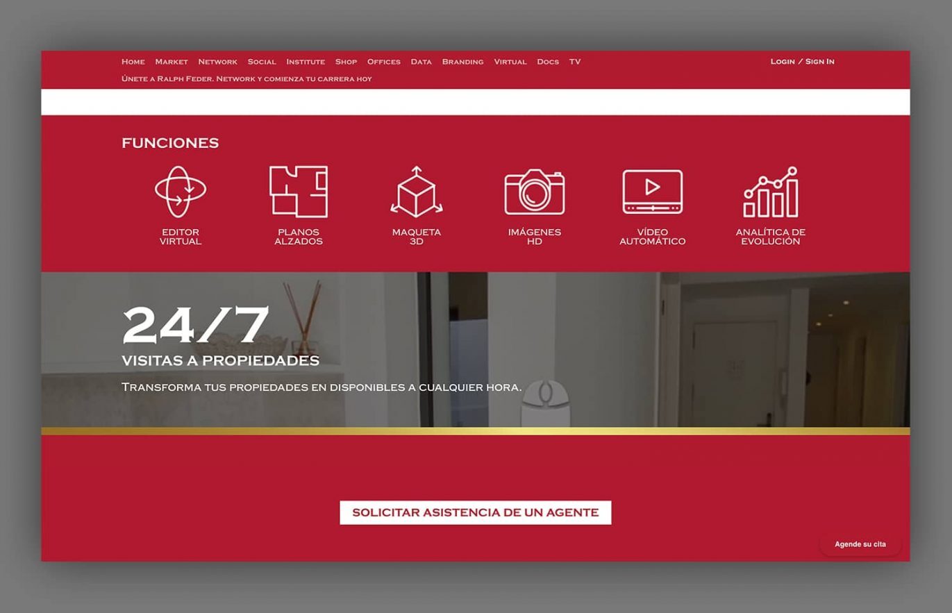 diseno de website alto standing 1371x883 - Plataforma multisite para el sector inmobiliario