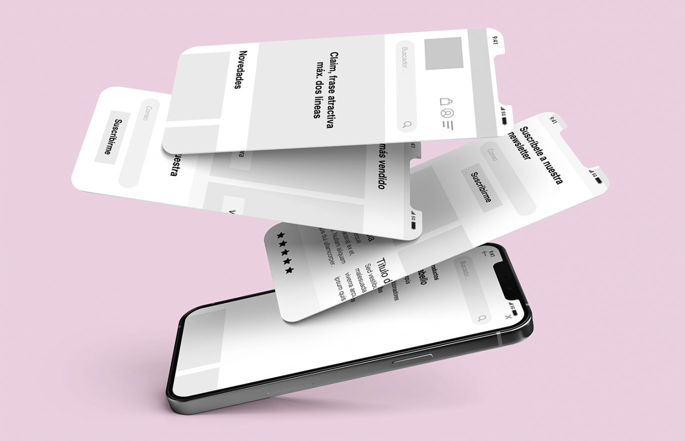 4 estructura web responsive sector cosmetico