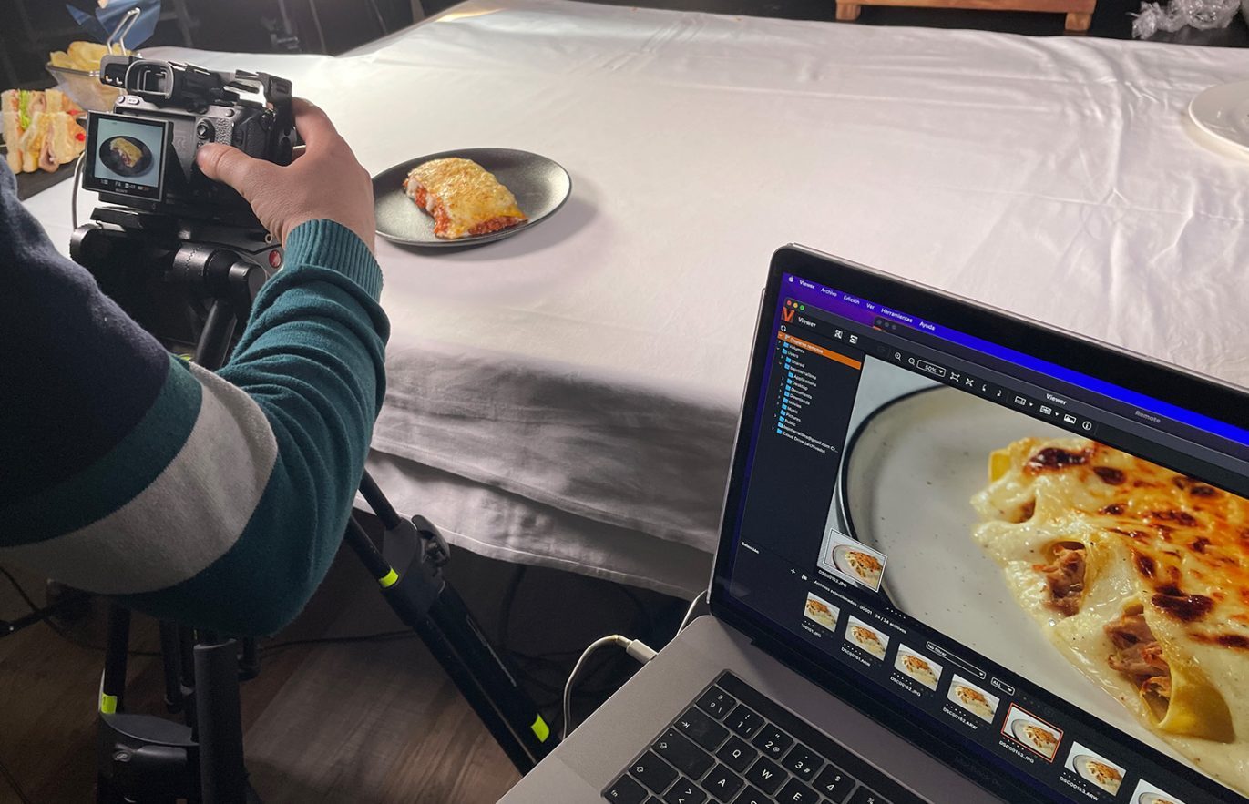 rodaje audiovisual producto gastronomico