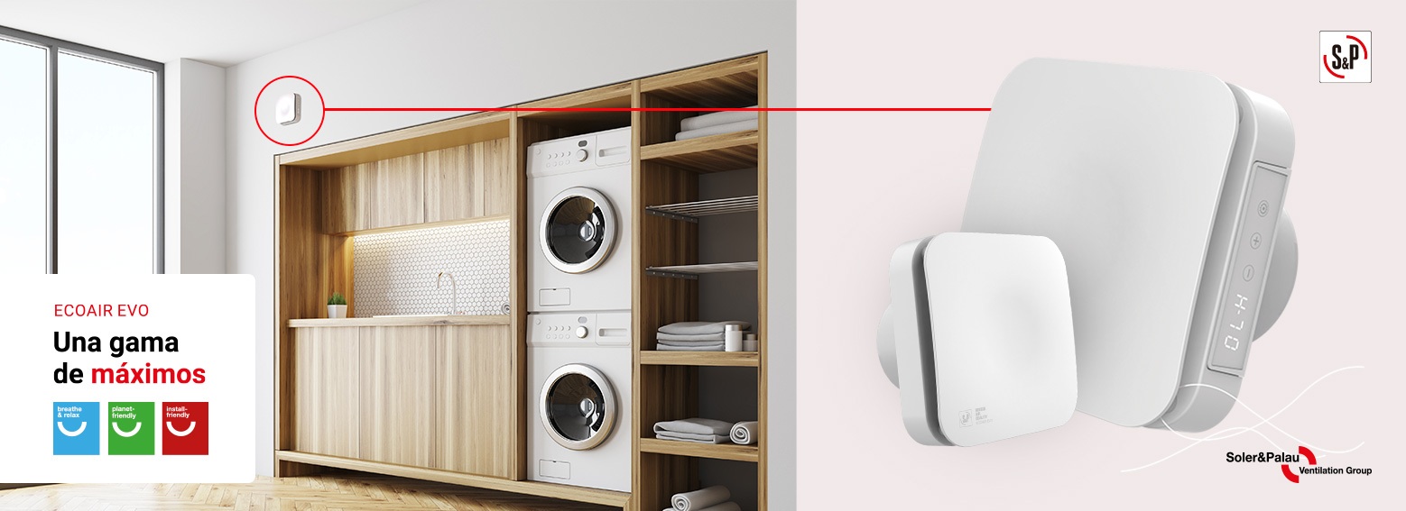 diseno grafico industrial - Soler & Palau lanza ECOAIR EVO &mdash; Una nueva forma de respirar en interiores