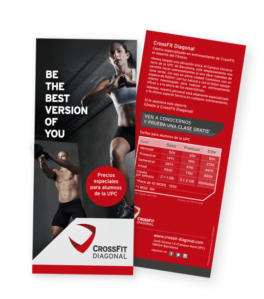 branding crossfit diagonal barcelona flyer upc 540x612 1 - Proyecto global de comunicaci&oacute;n para CrossFit Diagonal