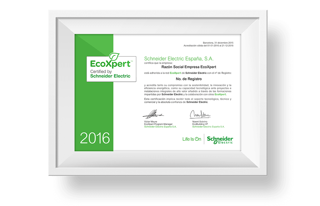 certificado ecoXpert disseny 1 - Comunicaci&oacute;n y estrategia comercial de EcoXpert