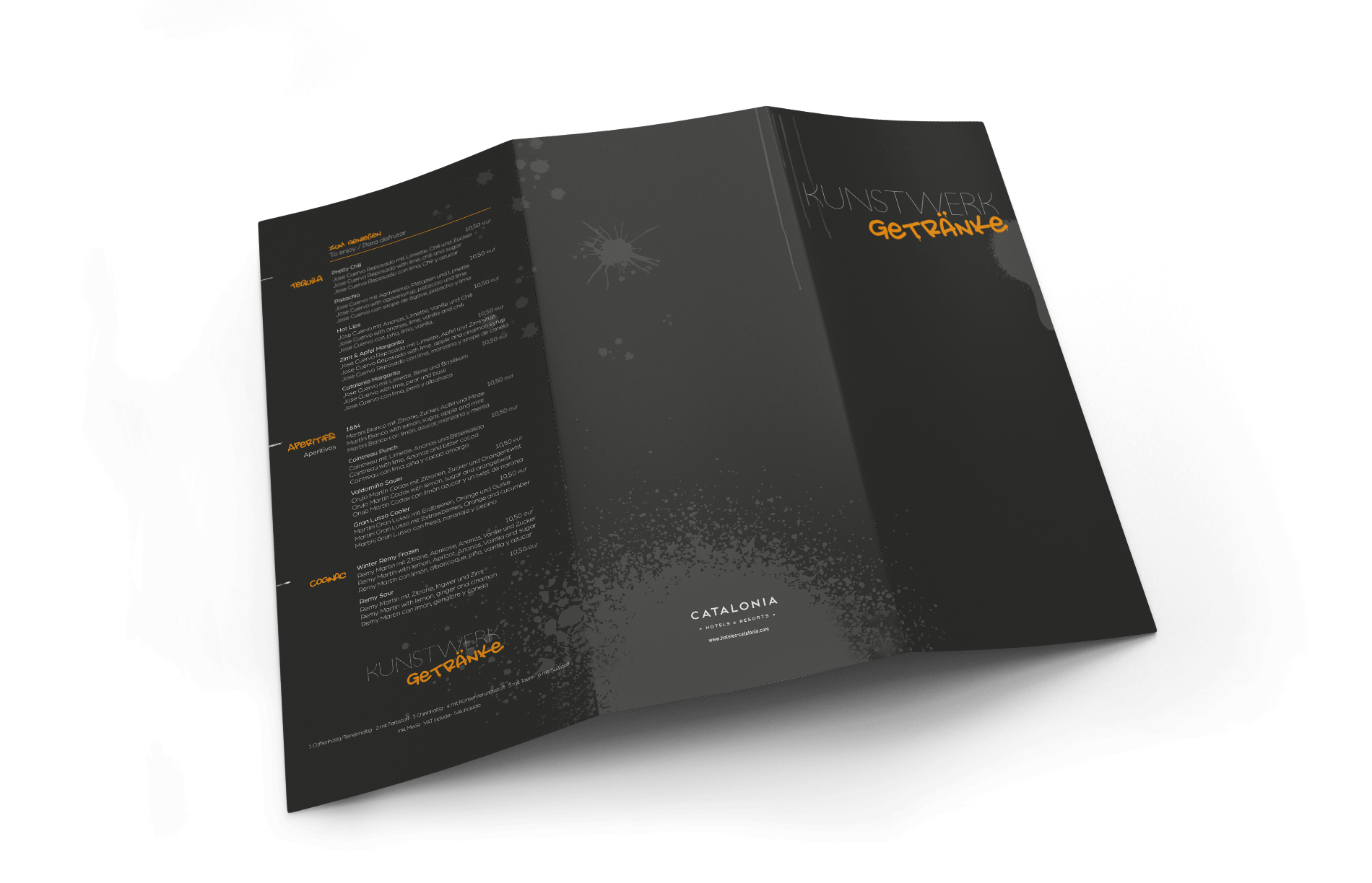 triptico diseno grafico barcelona - Comunicaci&oacute;n para el nuevo Hotel Berlin Mitte