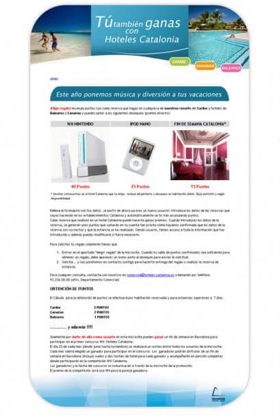 Site HC verano 409x612 - MediActiu crea la nueva campaña de verano de Hoteles Catalonia