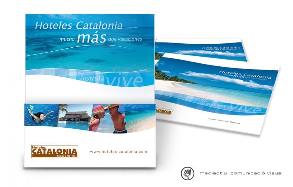 portafolletos HC 950x608 - MediActiu crea la nueva campaña de verano de Hoteles Catalonia