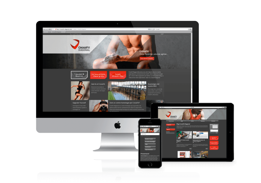 proyectos, marketing, eventos, diseno-web-2, branding - - Proyecto global de comunicación para CrossFit Diagonal branding crossfit diagonal barcelona flyer web app responsive2 872x612 - Proyecto global de comunicación para CrossFit Diagonal