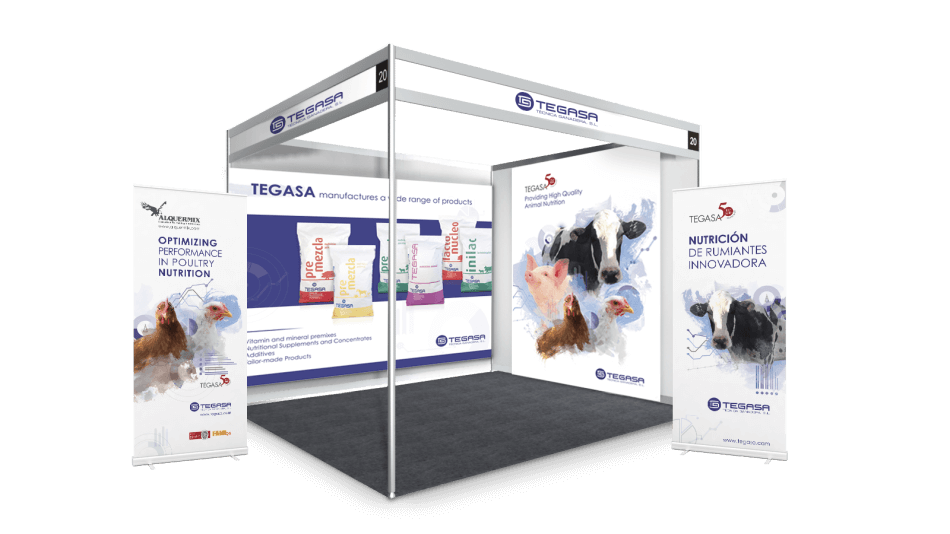 tegasa rollup design stand aniversary marca 950x534 - Tegasa celebra su 50 aniversario rediseñando su gráfica