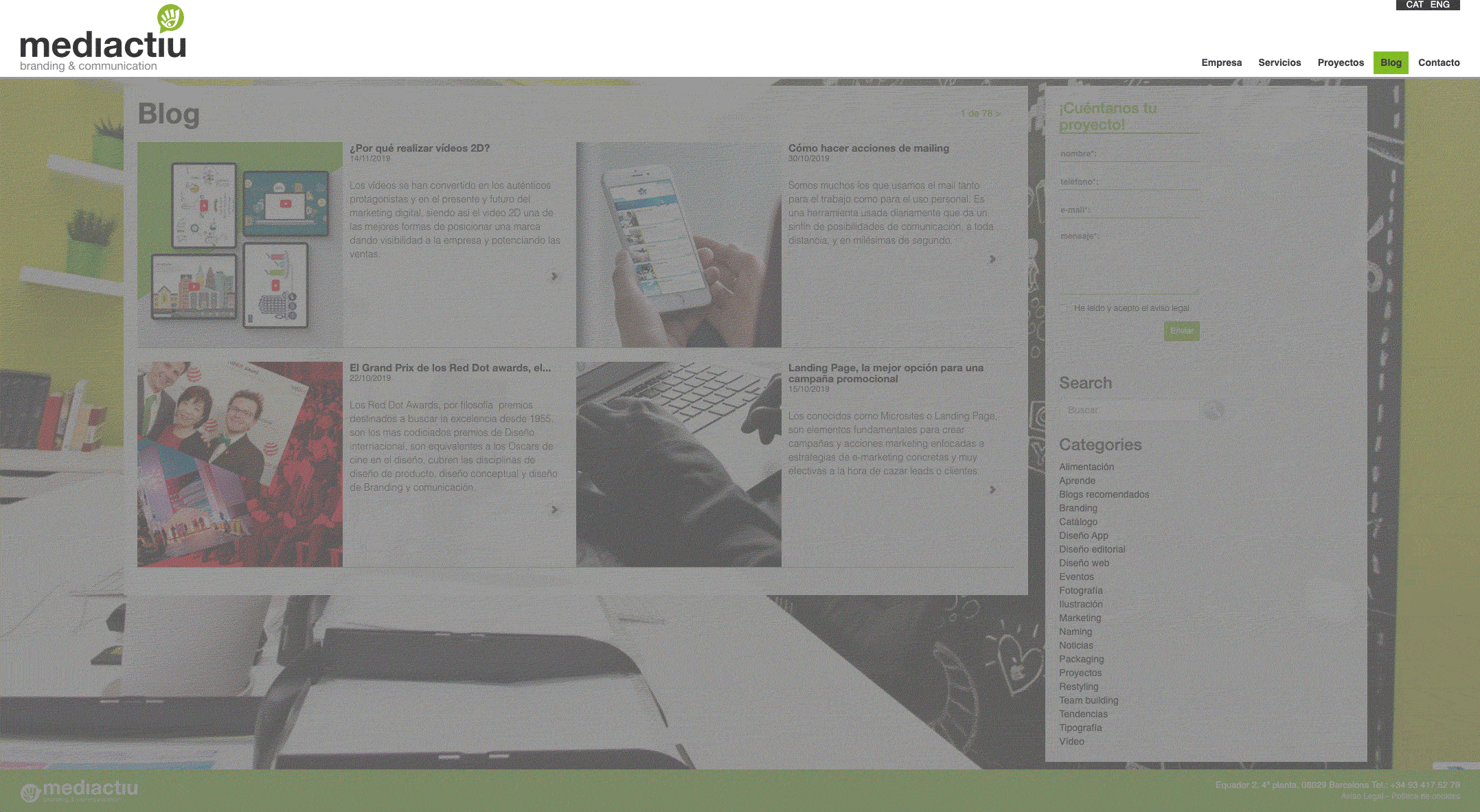 diseno de blogs barcelona - Beneficios para la realización de un blog en la web