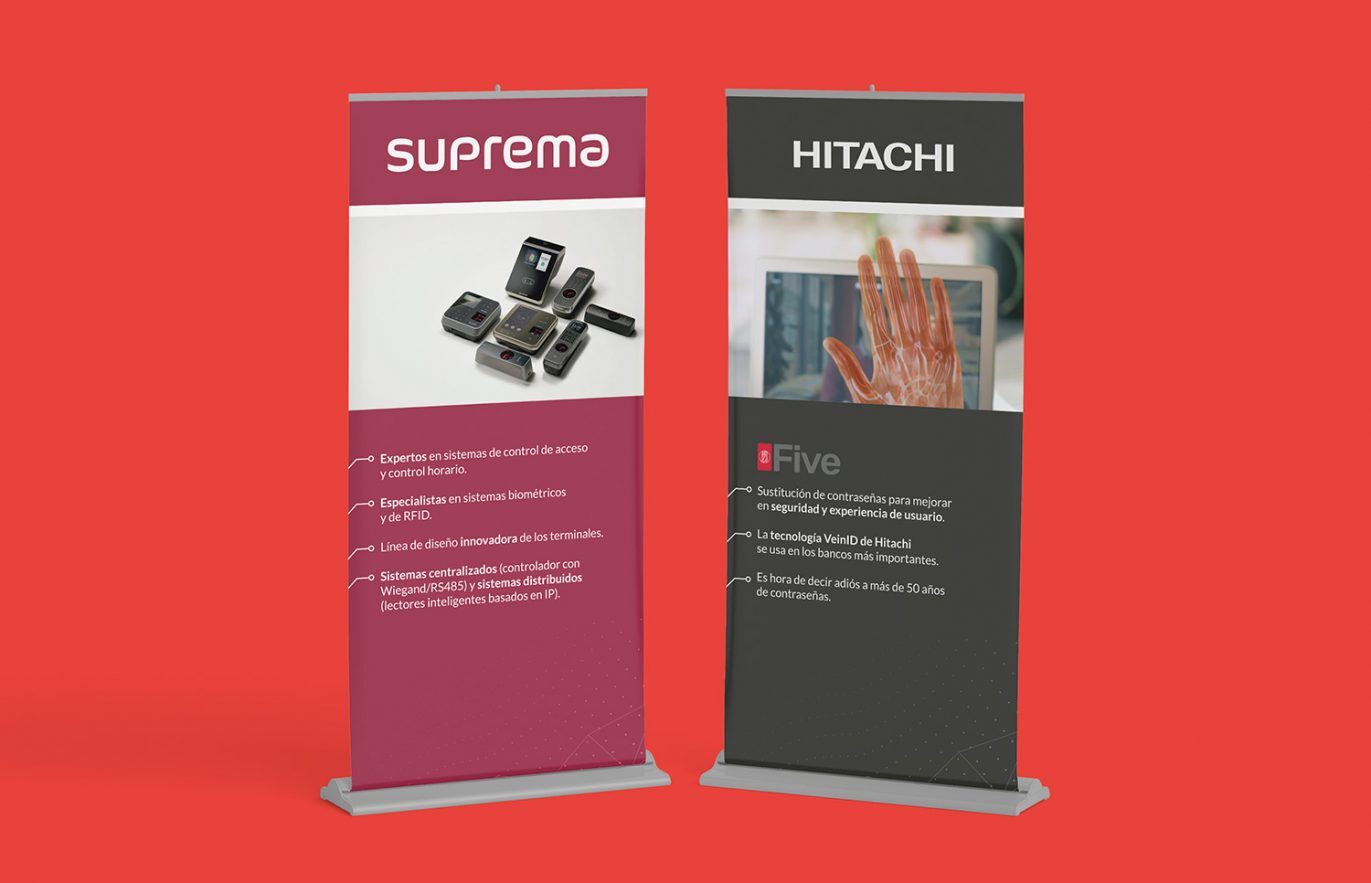 diseno rollup evento 1371x883 - Restyling de marca y material corporativo