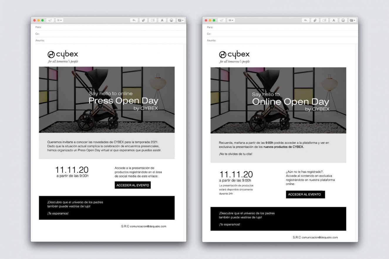 diseno de mailing para evento online 1325x883 - Evento on-line de presentación de producto