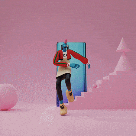 Animacion 3d para huawei - 10 tendencias en diseño gráfico para un año muy esperado. ¡Bienvenido 2021!