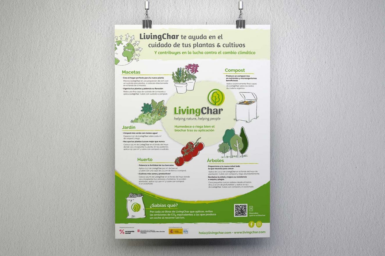 diseno de poster comercial 1325x883 - Branding, estrategia y acciones y elementos corporativos para empresa del sector agrícola