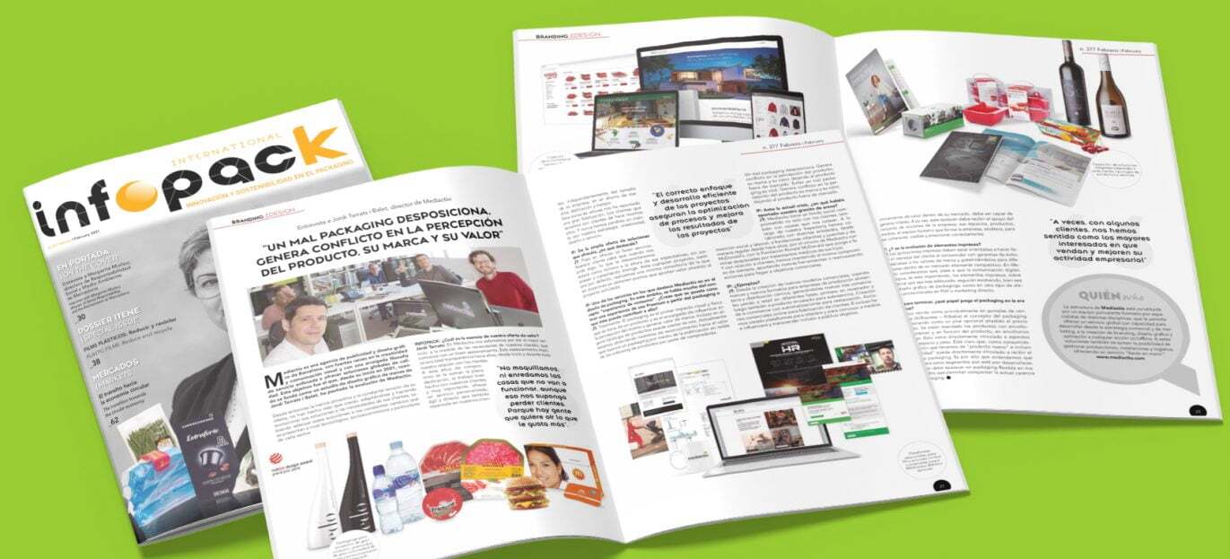 packaging-2, prensa - - ¡Somos noticia en la revista Infopack! Mejor agencia de publicidad Barcelona 1371x623 - ¡Somos noticia en la revista Infopack!