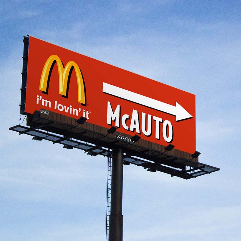 diseno carteles para mcdonalds - Diseño de PLV