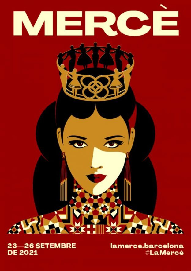 noticias - - ¡Feliz día de la Mercè a todos! Diseño cartel merce favre 2021 624x883 - ¡Feliz día de la Mercè a todos!