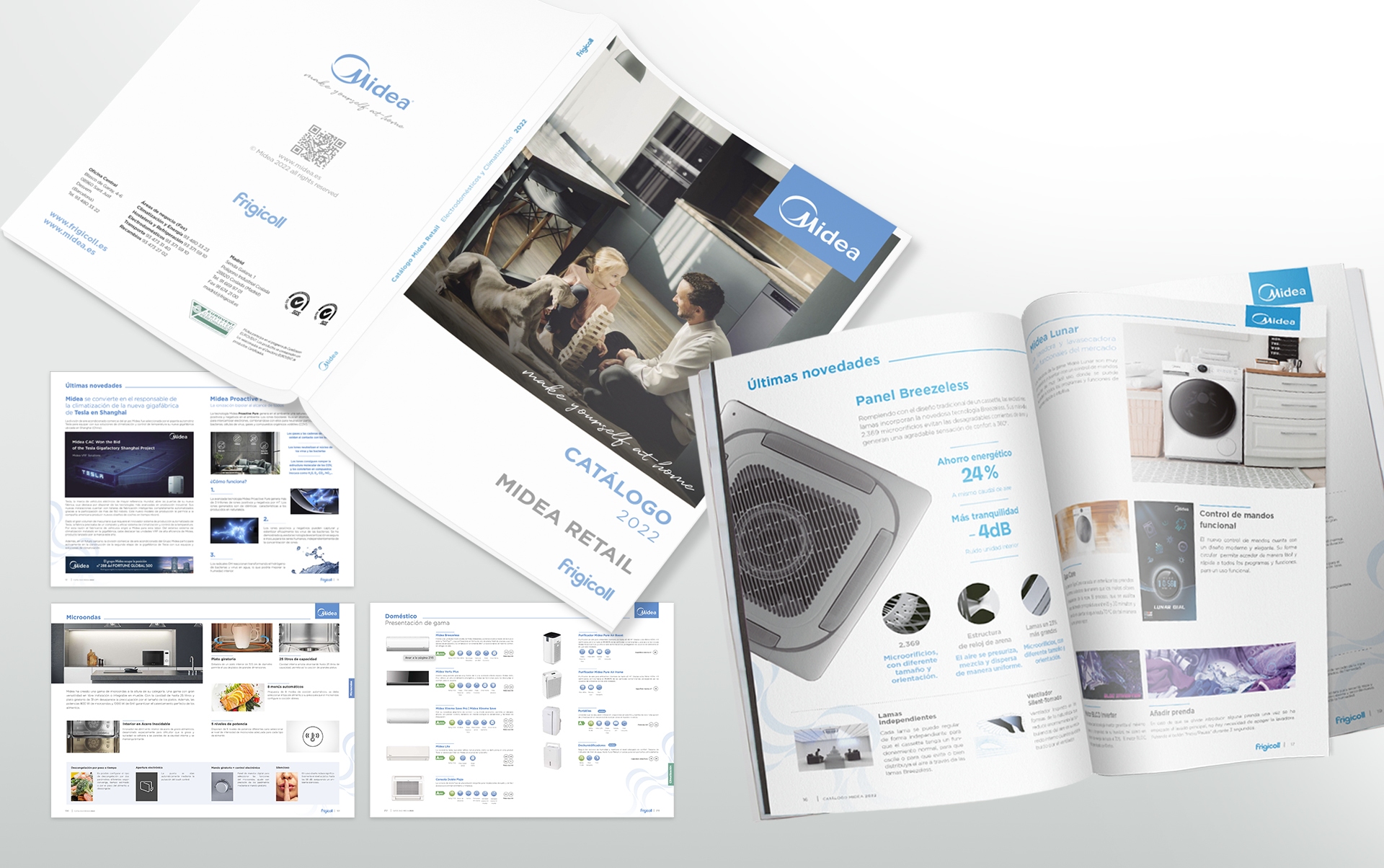 - - diseño y maquetación de catalogos y tarifas para Midea 03 diseno grafico de catalogos firgicoll - diseño y maquetación de catalogos y tarifas para Midea