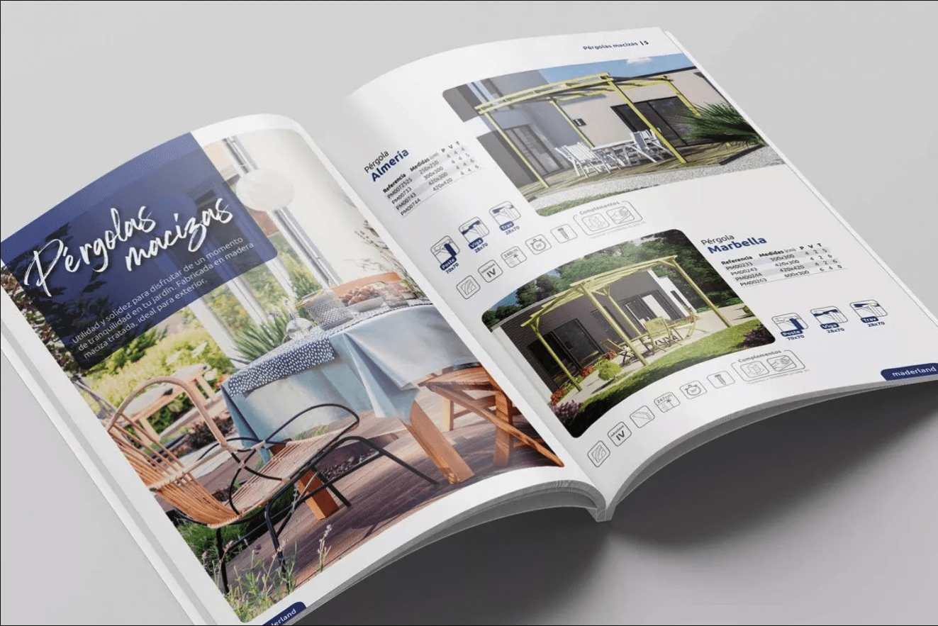 diseno de catalogos de mobiliario exterior 1323x883 - Cuando un catálogo se convierte en una herramienta comercial efectiva