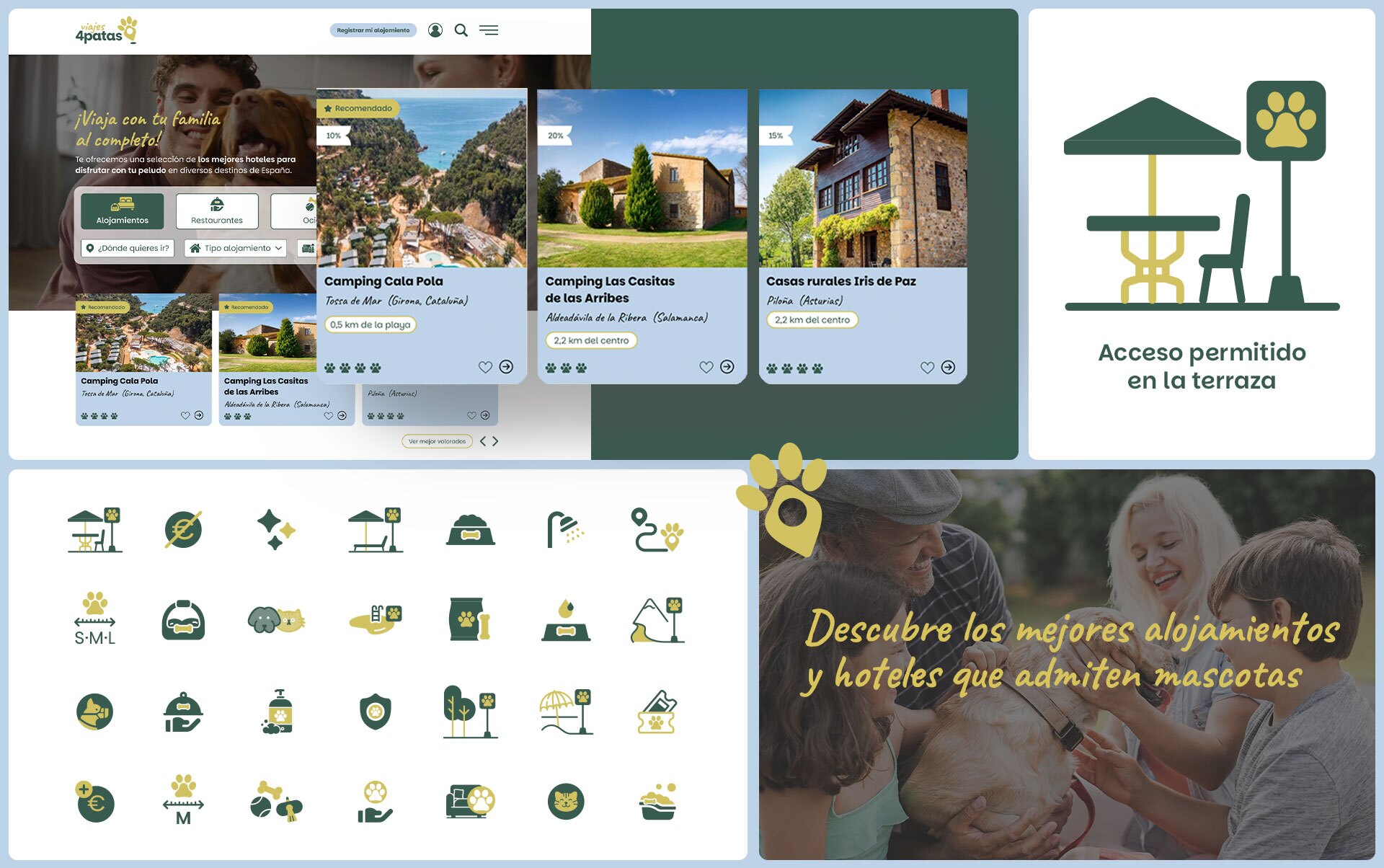 1. rediseno de marca pet friendly - Rebranding y rediseño web para seguir liderando el turismo pet-friendly
