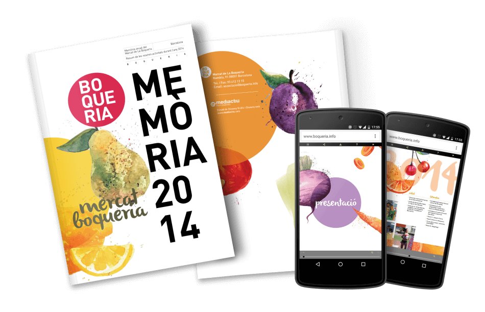 noticias - - El Mercat de la Boquería presenta su nueva memoria memoria boqueria disseny 950x612 - El Mercat de la Boquería presenta su nueva memoria