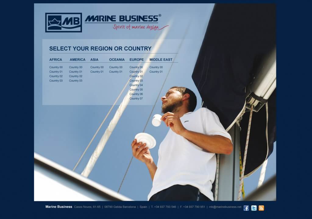 disseny web marine business 1024x720 - Mediactiu gana la cuenta de la firma de productos n&aacute;uticos exclusivos Marine Business