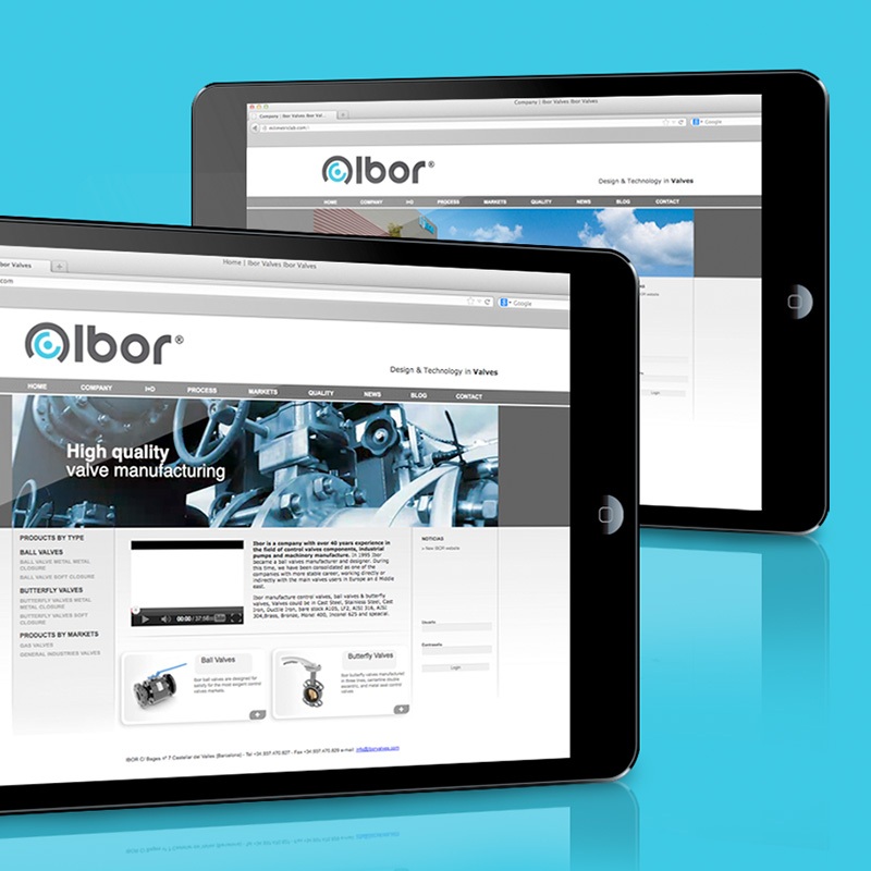 diseno de website industrial - Diseño web para empresa industrial