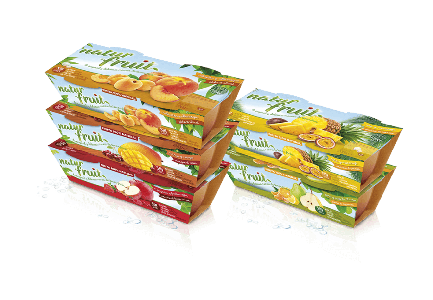 Naturfruit packs apilados pq 883x612 - Nuevo proyecto de Packaging realizado por nuestro estudio de dise&ntilde;o gr&aacute;fico y web