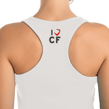 Espalda chica blanca - Proyecto global de comunicaci&oacute;n para CrossFit Diagonal