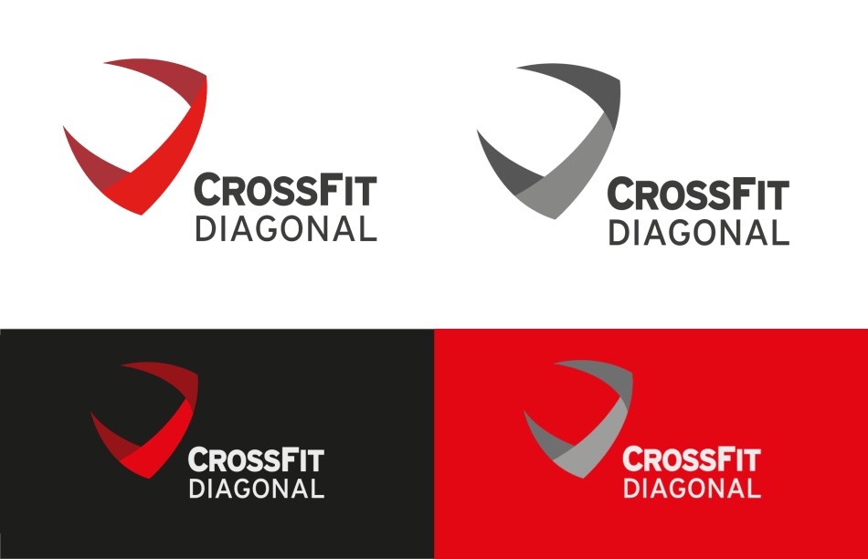 branding crossfit diagonal barcelona logo aplicaciones1 950x612 - Proyecto global de comunicaci&oacute;n para CrossFit Diagonal