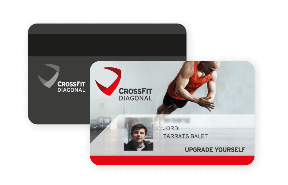 branding crossfit diagonal barcelona magnetic card1 950x612 - Proyecto global de comunicaci&oacute;n para CrossFit Diagonal
