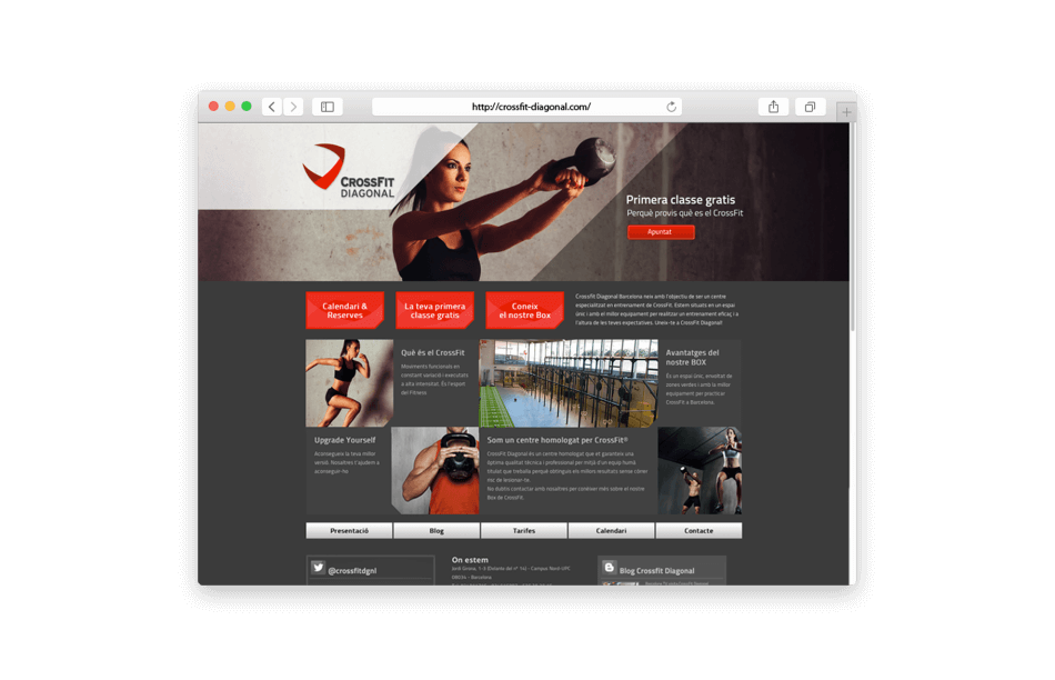 branding crossfit diagonal barcelona web home 950x612 - Proyecto global de comunicaci&oacute;n para CrossFit Diagonal