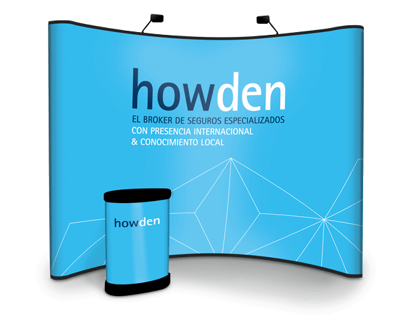 ubk howden correduria de seguros redesign restyling stand popup feria - Comunicaci&oacute;n e imagen para la fusi&oacute;n de Howden Iberia y UBK