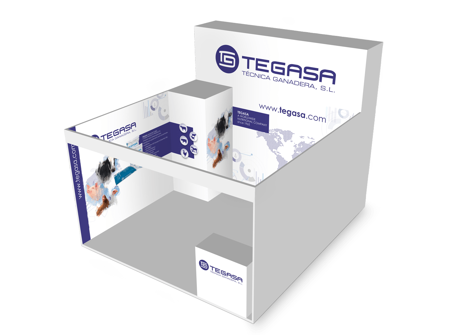 disseny stands empresa alimentacio animal - Descubre las ventajas de realizar un stand corporativo a medida